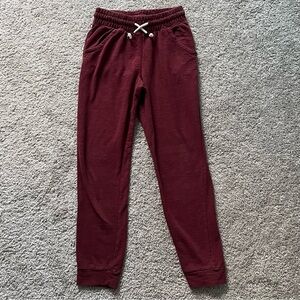 Cat & Jack Burgundy Kids Casual Joggers size L 10/12